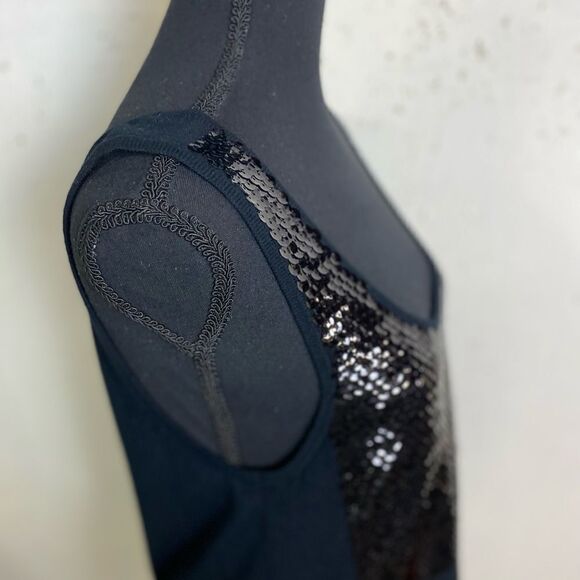 #155 YOANA BARASCHI Sequin Knit Tank Top - Picture 13 of 13